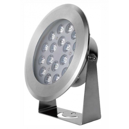 Reflektor podwodny LED  PHJ-SL180 12 / 18 / 25 Watt dowolny kolor + RGB  stal nierdz.